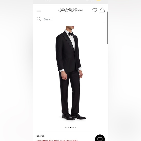 Men’s emporio Armani tuxedo - Picture 4 of 4